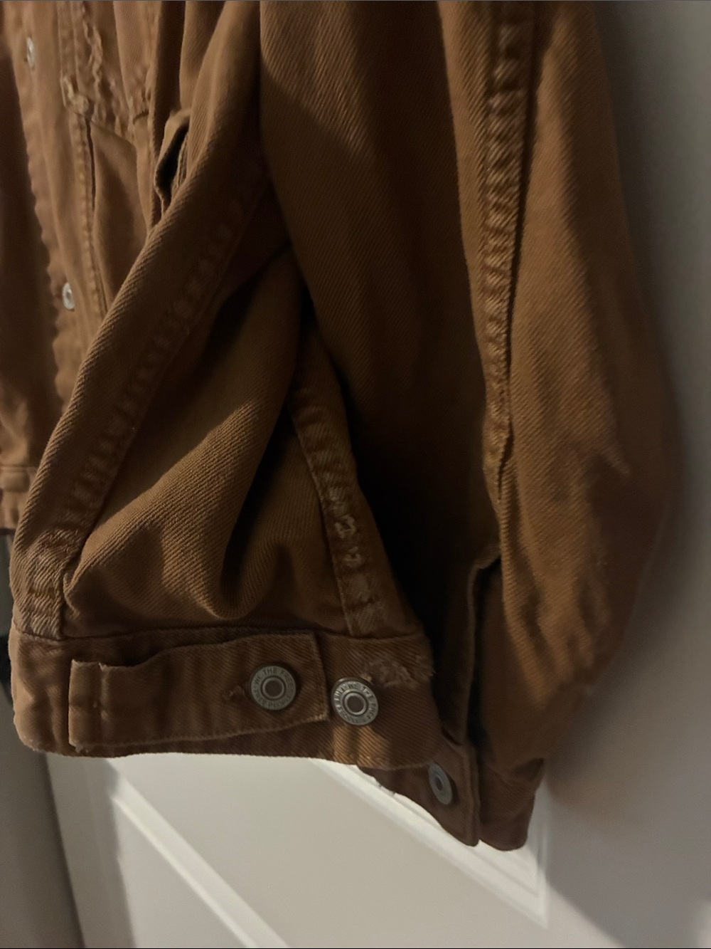 Free People Rust-Tan Jean Jacket - Picture 5 of 7